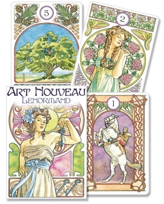 Karty Art Nouveau Lenormand Oracle Lo Scarabeo ORYGINAŁ