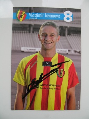 Karta klubowa autograf Korona Kielce Jovanović