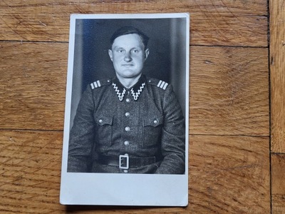 LWP Kaparal Weteran zdjęcie z dedykacją 1945 rok podpisane