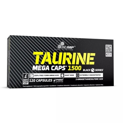 Taurine Mega Caps 1500 120 kaps. Olimp Sport