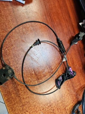 Ручка тяга открывание капот bmw e46 11970213 фото №1