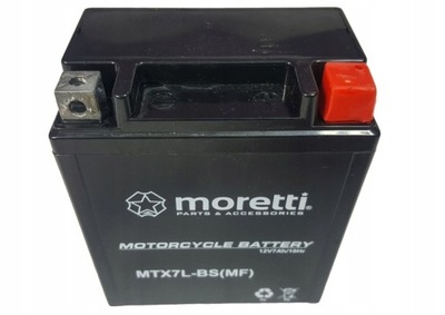 Akumulator Moretti MTX7L-BS 12V 7Ah 90A AGM