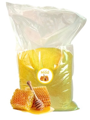 Cukier 5kg Żółty Miód Do Waty Cukrowej Kolorowy Miodowy Doypack