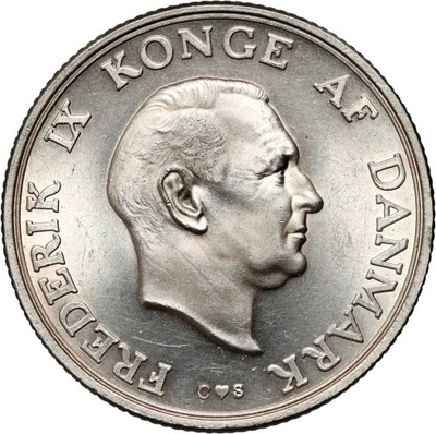 Dania, Fryderyk IX, 2 korony 1958
