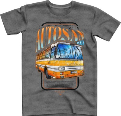 Koszulka z autobusem AUTOSAN H9 t-shirt r. XL