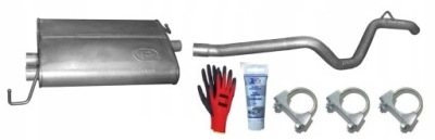 Mercedes ml320 w163 3.2 160kw 1998-8/2002 гасник+ труба +gratisy фото №1