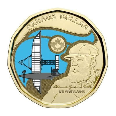 Kanada 1 $ Alexander Graham Bell 2022 kolor