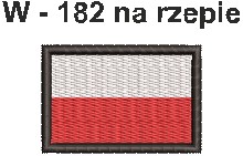 FLAGA POLSKI, NASZYWKA PATRIOTYCZAL AL RZEPIE  
