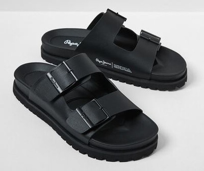 Pepe Jeans klapki Urban Sandal Smart czarny 45