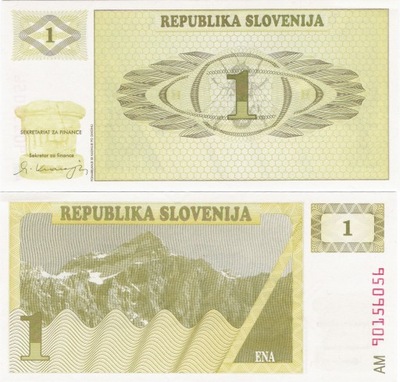 Słowenia 1990 - 1 Tolar - Pick 1 UNC