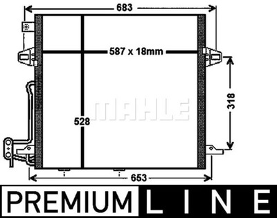 AC756000P/MAH CONDENSER BEHR PREMIUM LINE  