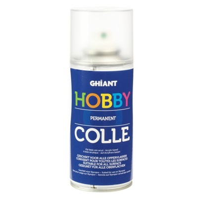 Klej permanentny w sprayu Hobby Colle - Ghiant - 150 ml