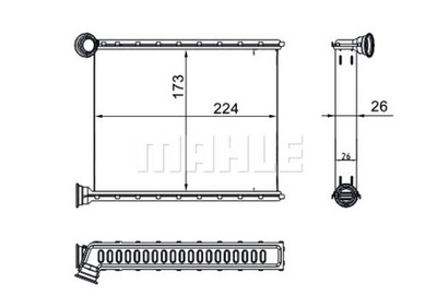 CALENTADOR PSA 308 408 RCZ C3 MAHLE ORIGINAL  