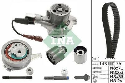 INA 530 0650 30 BOMBA DE REFRIGERACIÓN + JUEGO CORREA DISTRIBUCIÓN  