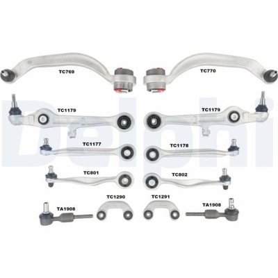 JUEGO DE REPARACIÓN SUSPENSIONES VW PARTE DELANTERA A4 01- TC1500KIT  