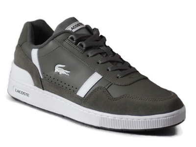 BUTY LACOSTE T-CLIP 223 6 SMA Leather Khaki (2255) r. 41