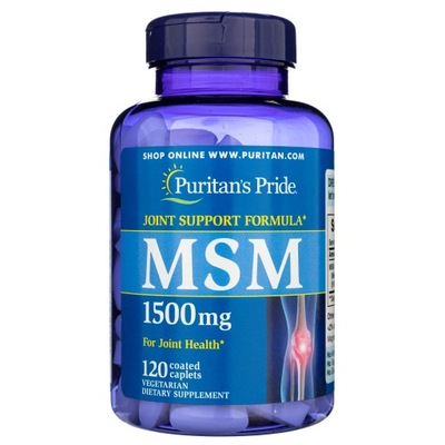 Suplement diety Puritan's Pride MSM 1500 mg kapsułki 120 szt.