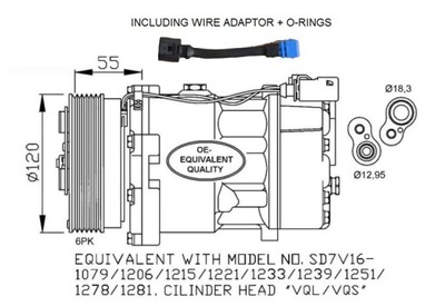 COMPRESOR DE ACONDICIONADOR /TYP SANDEN/ AUDI A3 96-03  