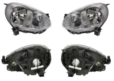 Фара лампа nissan micra k13 10-13 l+p tyc фото №1