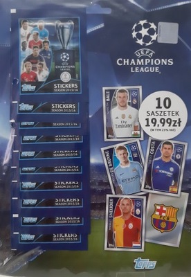 Topps Naklejki Champions League 2015/16 Strickers