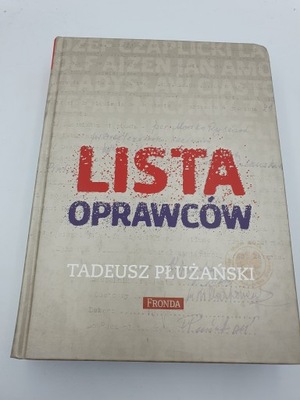 Lista oprawców 2 sztuki książki Tadeusz Płużański