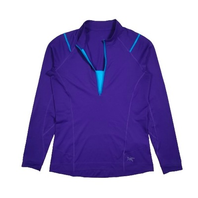 ARC'TERYX Bluzka Techniczna Half Zip Damska Logowana r. M