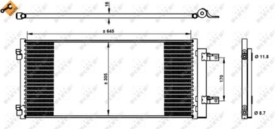 AUŠINTUVAS KONDICIONAVIMO - SKRAPLACZ, EASY FIT NRF 350338 