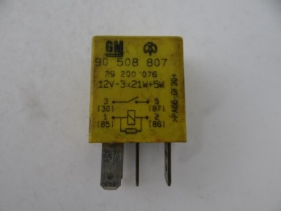 Реле opel 90508807 opel фото №1