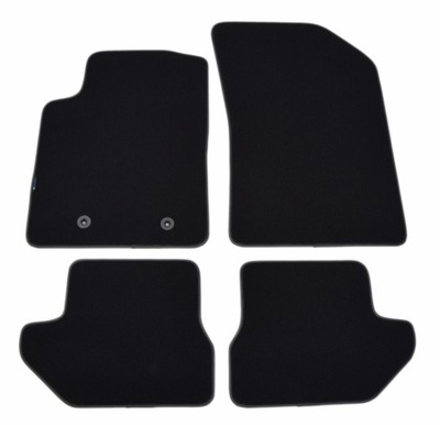 CITROEN C3 PLURIEL 2003-2010R. BLACK MATS VELOUR - POLIAMID.  