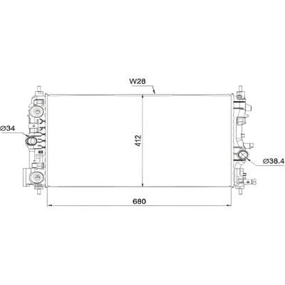 Diederichs dcm2704 радіатор, система охолодження двигуна фото №1