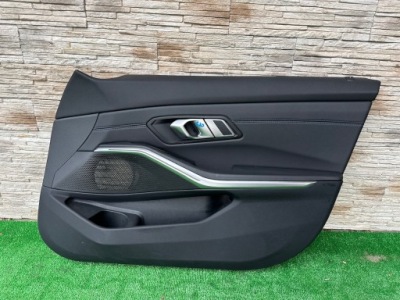 Обивка обивка обшивка дверь bmw 3 g20 g21 niebieska нитка фото №1