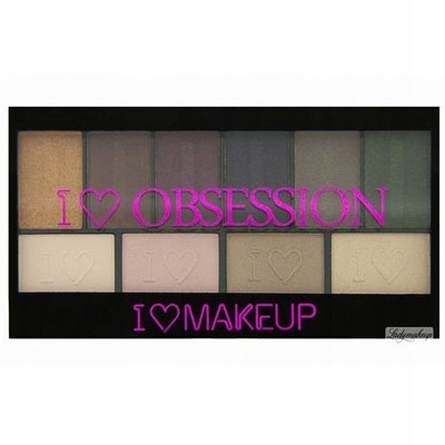 MAKEUP REVOLUTION I LOVE OBSESSION PALETA 10 CIENI