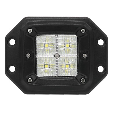 FARO EN FUNCIONAMIENTO KWADRAT 4X5W DIODO LUMINOSO LED 20W 10-32V  