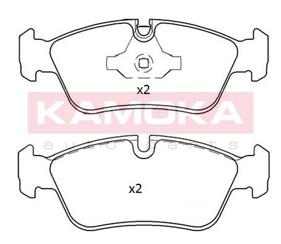 КОЛОДКИ ГАЛЬМІВНІ ПЕРЕД KAMOKA JQ101291