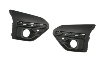 Решітка радіатора решітка бампера протитуманної фари l+p dacia sandero jogger 21- фото №1