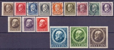A5894 Stare Niemcy, Bayern 1914-1915, zestaw znaczków