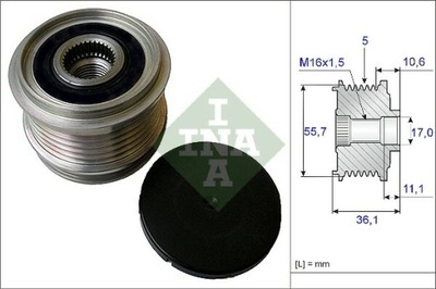 SANKABA GENERATORIAUS INA 535 0161 10 