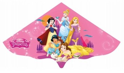 Latawiec księżniczki Disney odcienie różu 63 x 115