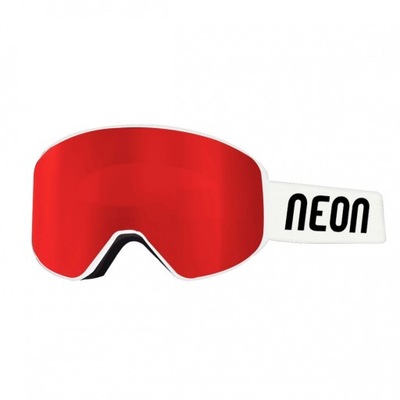 GOGLE NEON MAGNETO WHITE SZYBA-RED CAT 3 + CAT 2