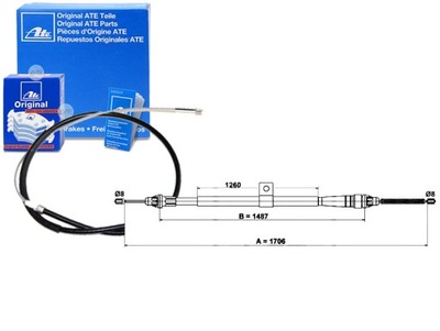 CÂBLE TUYAU FREINS À MAIN ATE 8AS355660901 C10 - milautoparts-fr.ukrlive.com