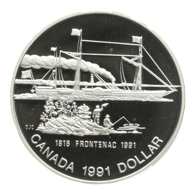 [M11154] Kanada 1 dolar 1991 proof UNC