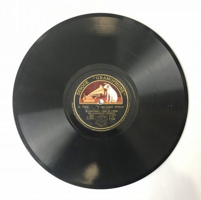 M. Campagnola La Tosca P538 Disque Gramophone