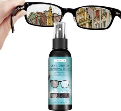 Lens Scratch Removal Spray,Eyeglass Windshield Glass Repair Liquid,Glass