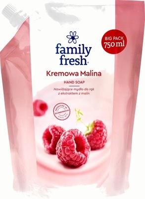 Family Fresh Nawilżające Mydło do rąk Kremowa Mali