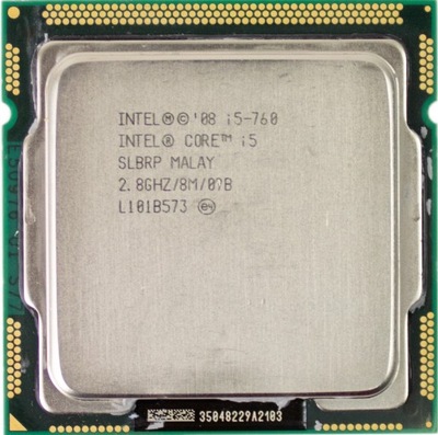 Procesor Intel i5-760 4 x 2,8 GHz gen. 1