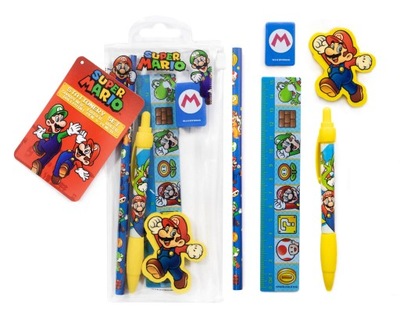 Przybory szkolne zestaw Super Mario Characters