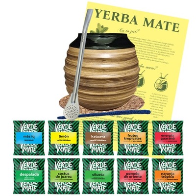 Zestaw Tykwa Miodowa Yerba Mate 10x50g 500g