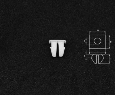 Citroen c8 ea eb 02-14 кліпса фото №1