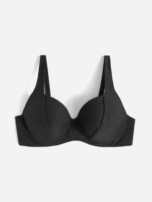 SHEIN CZARNA PRĄŻKOWANA GÓRA OD BIKINI XL 620KNT86