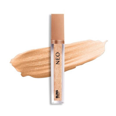 NEO MAKE UP Błyszczyk do ust BLING EFFECT LIPGLOSS: 37 ALMOND